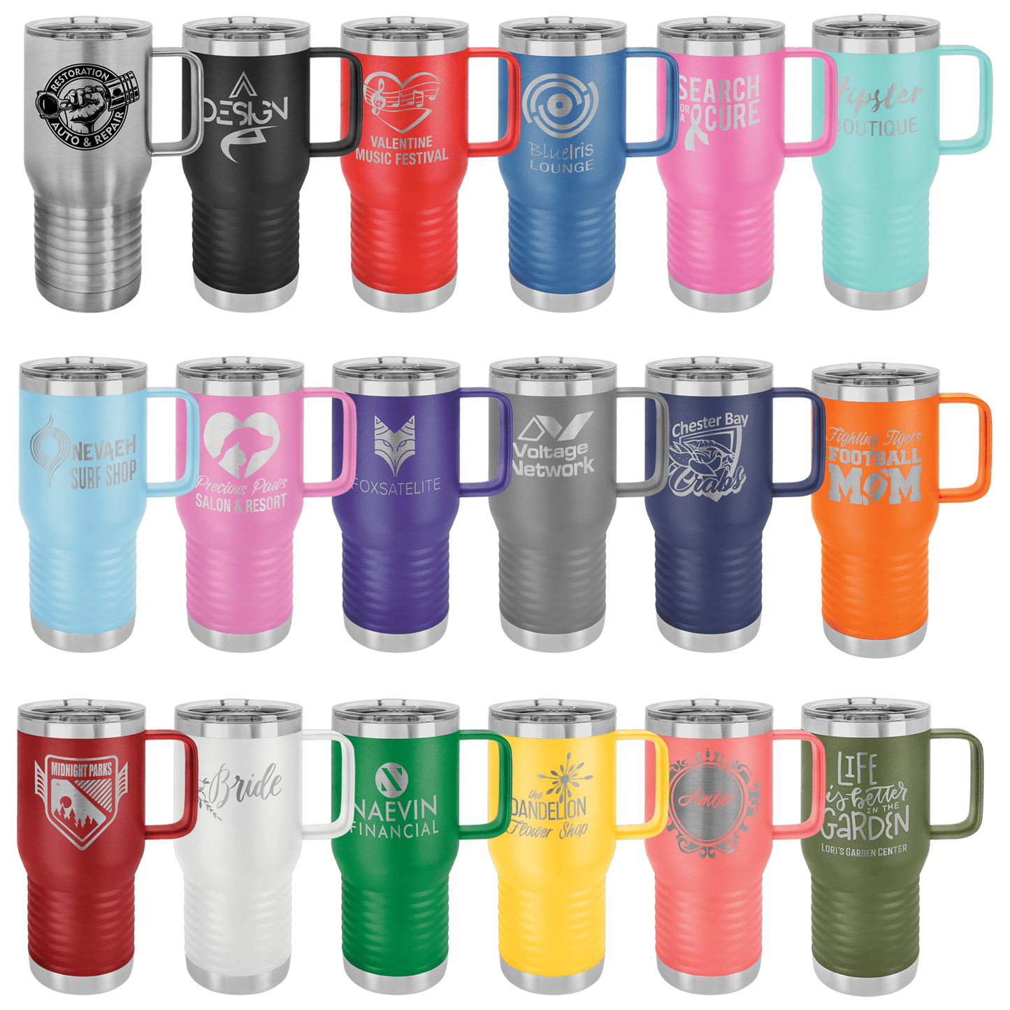 Polar Camel 20 oz Vacuum Insulated Travel Mug