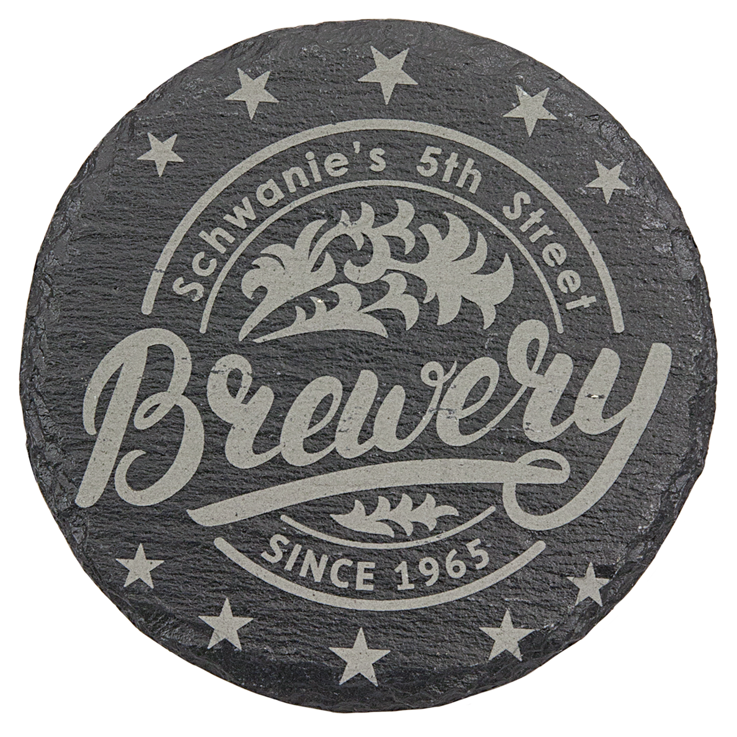 Round Slate Coasters 4 x 4