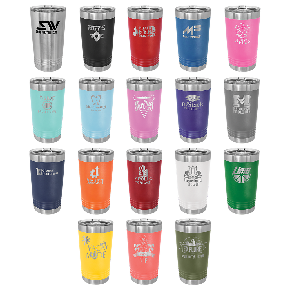 Polar Camel 16 oz Pint with Slider lid